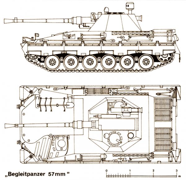 Begleitpanzer 57. Боевая машина поддержки пехоты Бундесвера